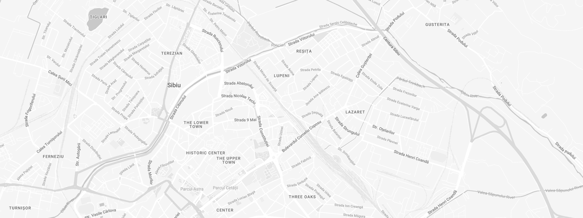 Light Map of Sibiu